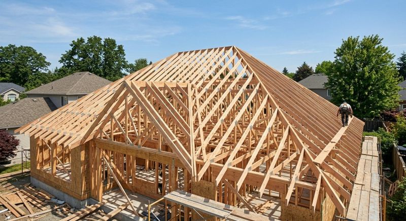 Gable Roof Framing in Wilmington, NC