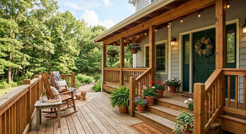 Wood Porch Construction in Stamford, CT